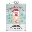 Search for funny christmas flasks Naughty