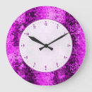 Search for pink glitter sparkly bling clocks Sparkles