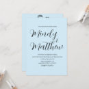 Search for black and blue wedding invitations Classy