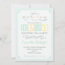 Search for gender neutral tea party invitations Vintage