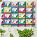 Search for pop art tea towels Charles schulz