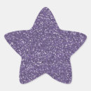 Search for purple star stickers Glitter