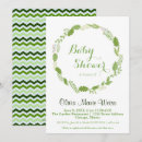 Search for green chevron invitations Shower