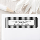 Search for stripe return address labels Classic