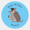 Search for cute armadillo stickers Illustration
