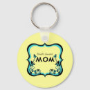 Search for worlds greatest mom key rings Floral