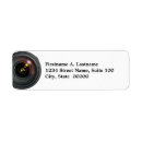 Search for camera return address labels Lens