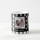 Search for black and white plaid mugs Grandma
