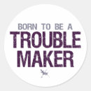 Search for trouble stickers Humour