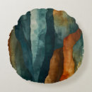 Search for rust teal cushions Watercolor