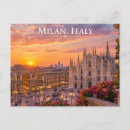 Search for milan postcards Italian landmark