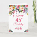 Search for 45th Forty fifth birthday
