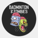Search for funny badminton stickers Racquet