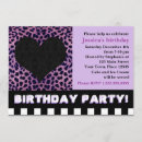 Search for punk rock invitations Purple