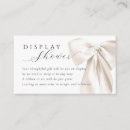 Search for display shower insert Bride
