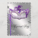 Search for elegant prom invitations Masquerade
