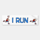Search for i run bumper stickers Running