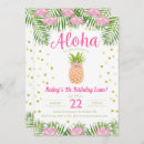 Search for pink pineapple invitations Watercolor