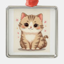 Search for anime christmas tree decorations Kitten