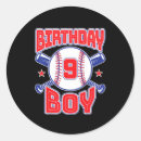 Search for number nine stickers 9 years old