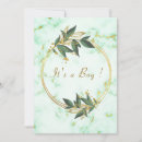 Search for marble baby shower invitations Gold