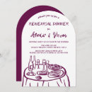 Search for whimsical rehearsal dinner invitations Modern