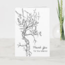Search for business referral thank you cards Black and white