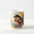 Search for warblers mugs Watercolor