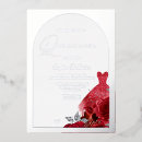 Search for red silver quinceanera invitations Dress