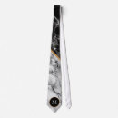 Search for black letters ties White