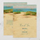 Search for beach wedding thank you cards Seaside