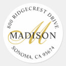 Search for gold flourish return address labels Elegant