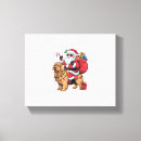 Search for funny christmas canvas prints Puppy