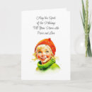 Search for vintage little girl christmas cards Retro