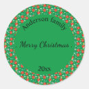 Search for red ornament stickers Traditional