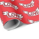 Search for vintage valentine wrapping paper Red