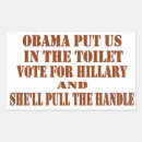 Search for vote for hillary stickers Obama