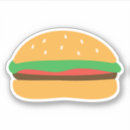 Search for funny burger stickers Cute