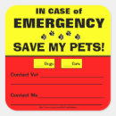 Search for save my dog stickers Emergency