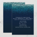 Search for navy and aqua wedding invitations Elegant