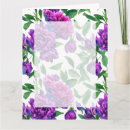 Search for purple peonies cards Vintage