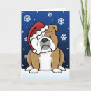 Search for english bulldog christmas cards Xmas