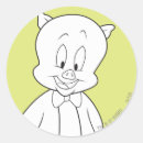 Search for looney tunes character stickers Porky pig