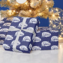 Search for holiday train wrapping paper Santa claus