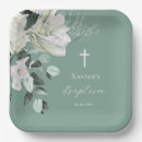 Search for baptism paper plates Catholic