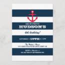 Search for girls nautical birthday invitations Anchor
