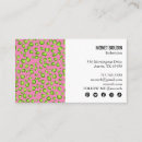 Search for leopard print business cards Unique
