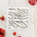 Search for zebra napkins White
