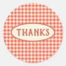 Search for vintage patterns stickers Gingham pattern