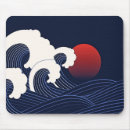 Search for japanese wave mousepads Blue